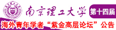 日逼操美女南京理工大学第十四届海外青年学者紫金论坛诚邀海内外英才！